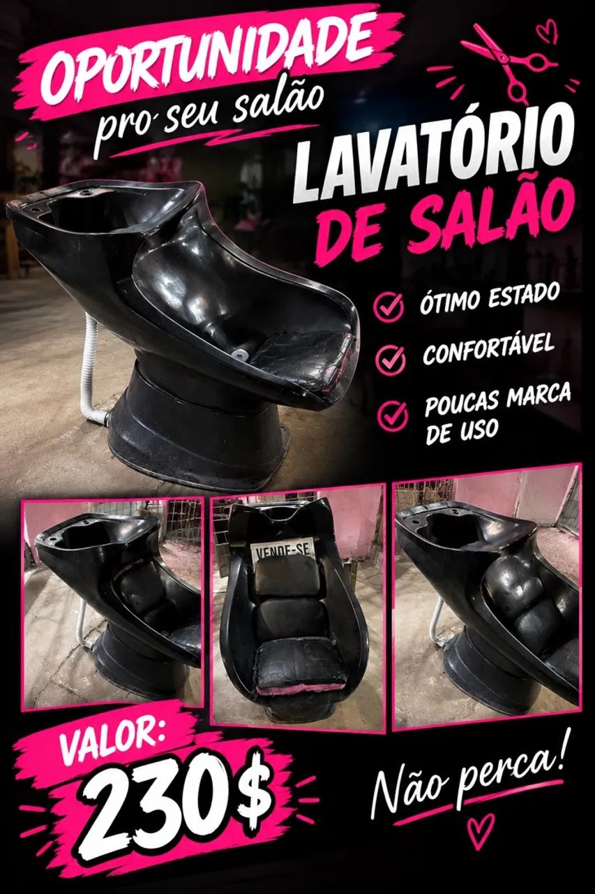 lavatório de salão de beleza 