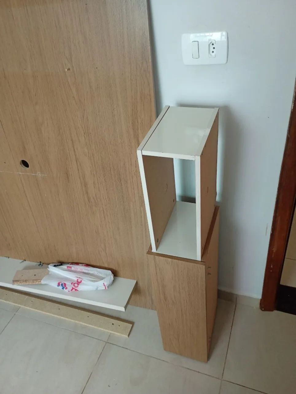 Rack suspenso MDF TV para TV 50" - Foto 2