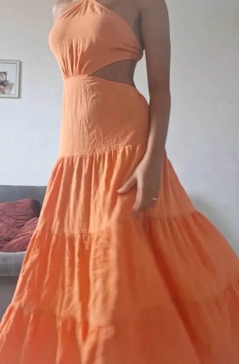 Vestido laranja Tamnho 36/38