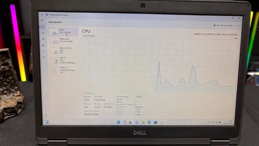 Notebook Dell Latitude 5490 i5 8° / 8GB RAM / SSD 250GB / Placa Dedicada - Foto 3