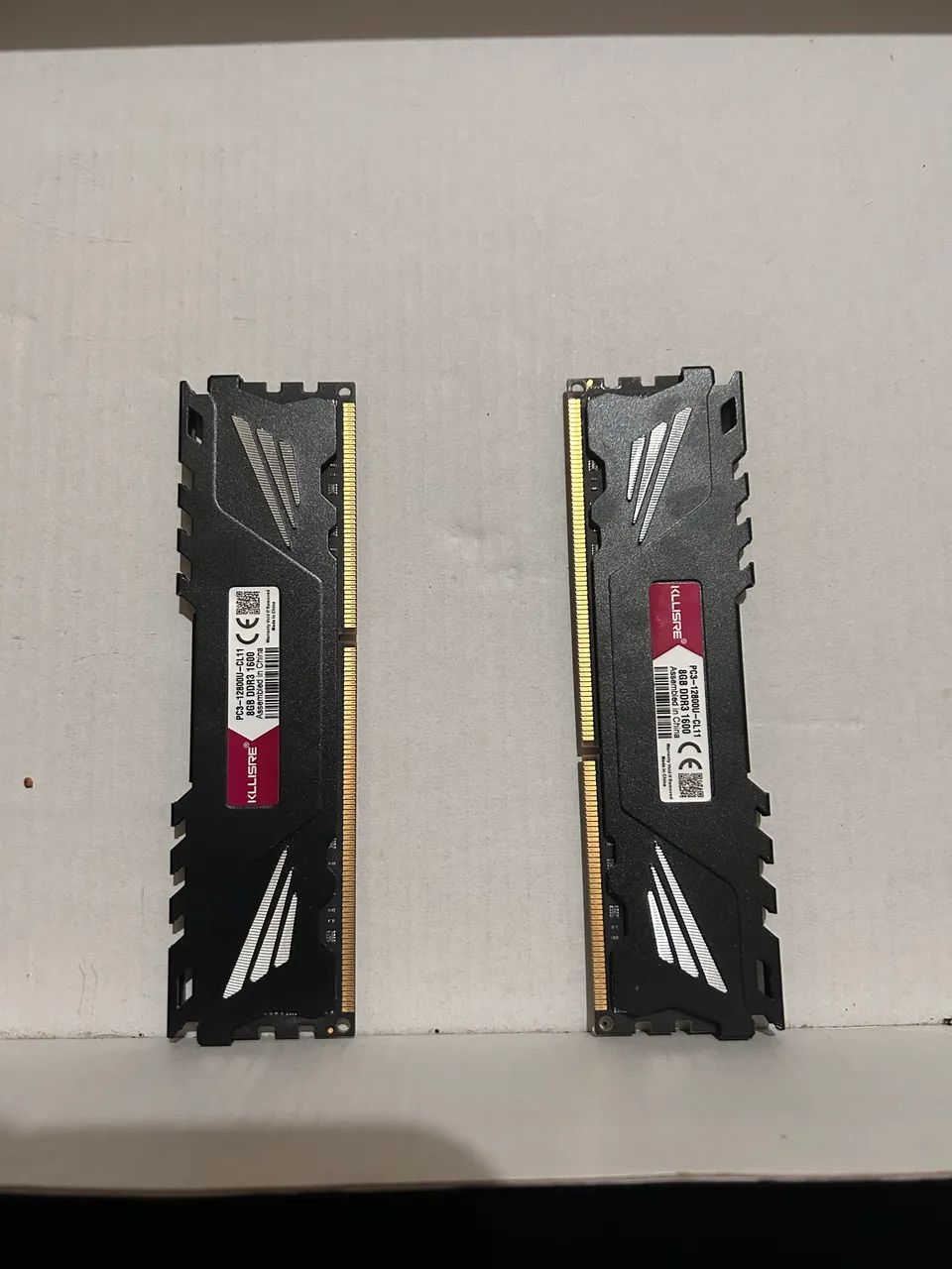 Memórias ram 2x8 1600 mhz 