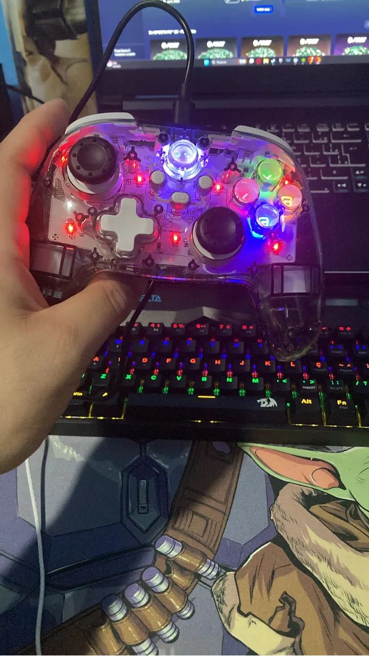 Acer Helios 300 i7 2060 com teclado mouse e controle - Foto 3