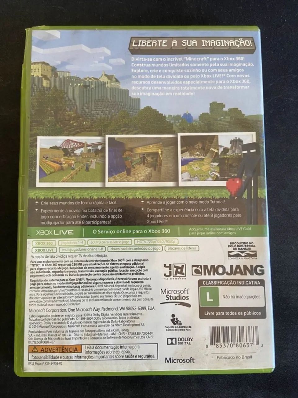 jogo minecraft - xbox 360 - Foto 2