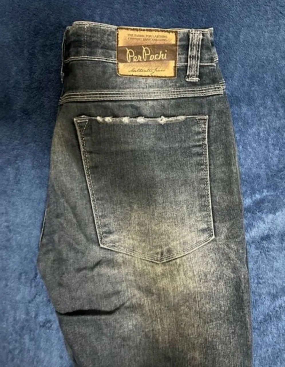 Calça jeans modelo slim tamanho 42 - Foto 3