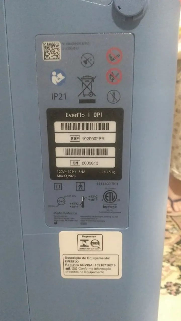 Concentrador de Oxigênio Everflo - philips - Foto 4