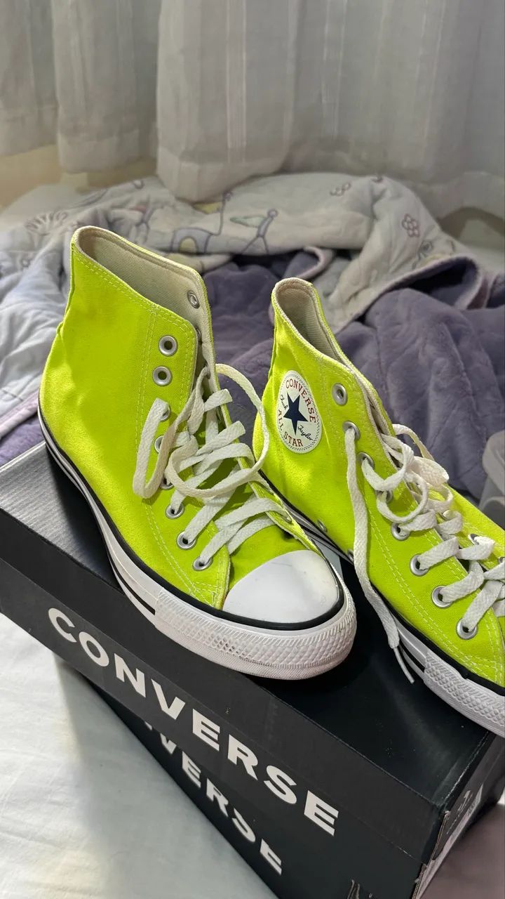 Converse All Star tamanho 38, verde 