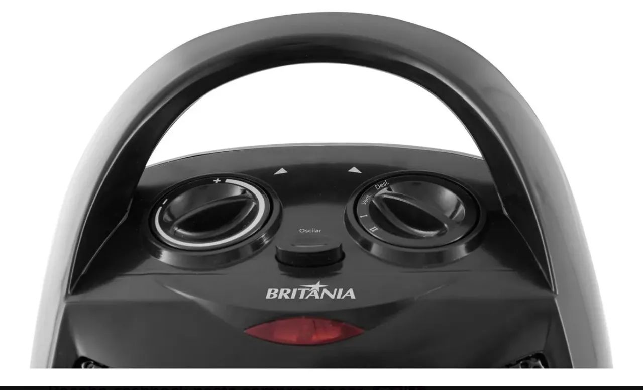 Aquecedor britania preto ab1600p ceramic 127v - Foto 3