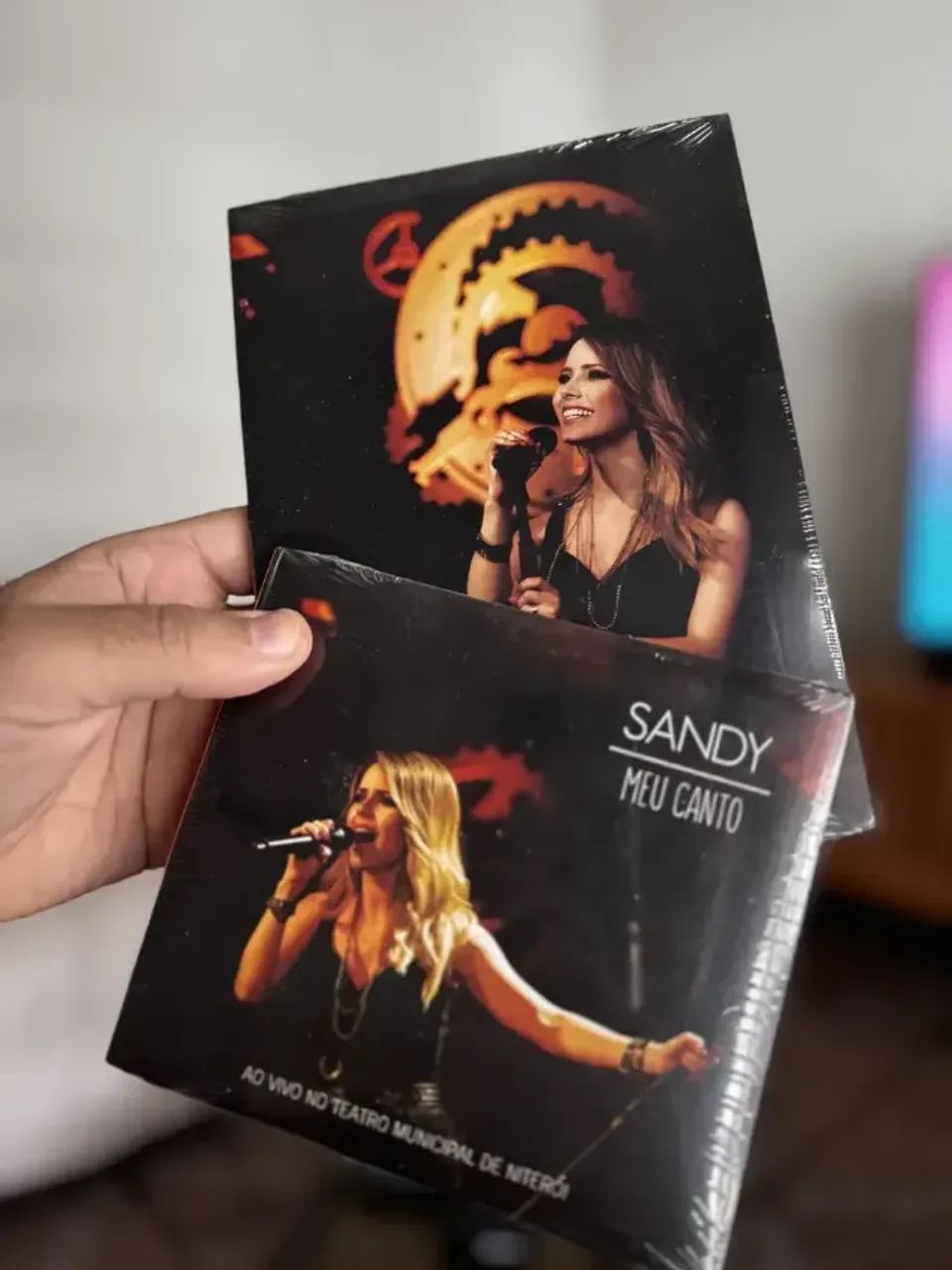 Cd/dvd Sandy - Meu Canto Ao Vivo (lacrado)