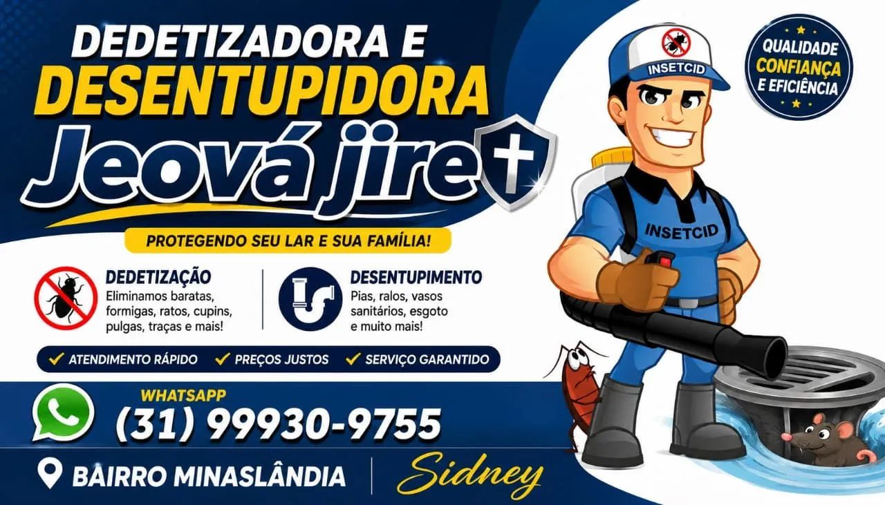 Dedetizadora e desentupidora