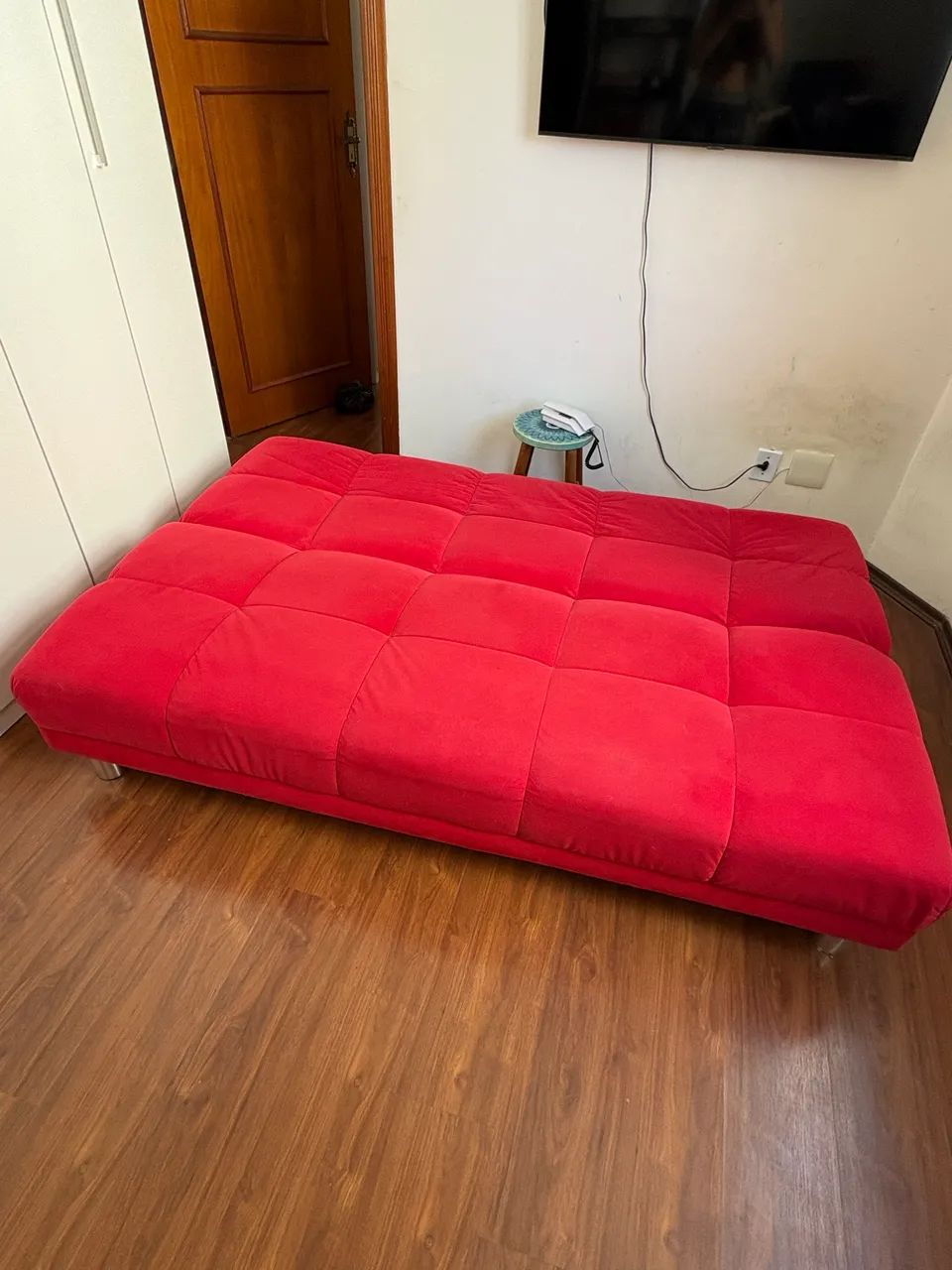     Sofá-Cama Retrátil Dobrável - Ótimo Estado - Foto 4