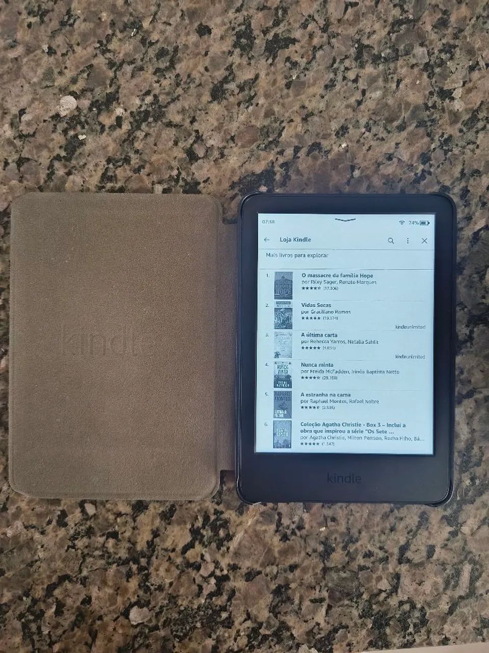 Kindle 16gb modelo 2024 preto - Foto 2