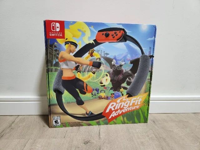 jogo Ring Fit Adventure - Nintendo completo na caixa em condição