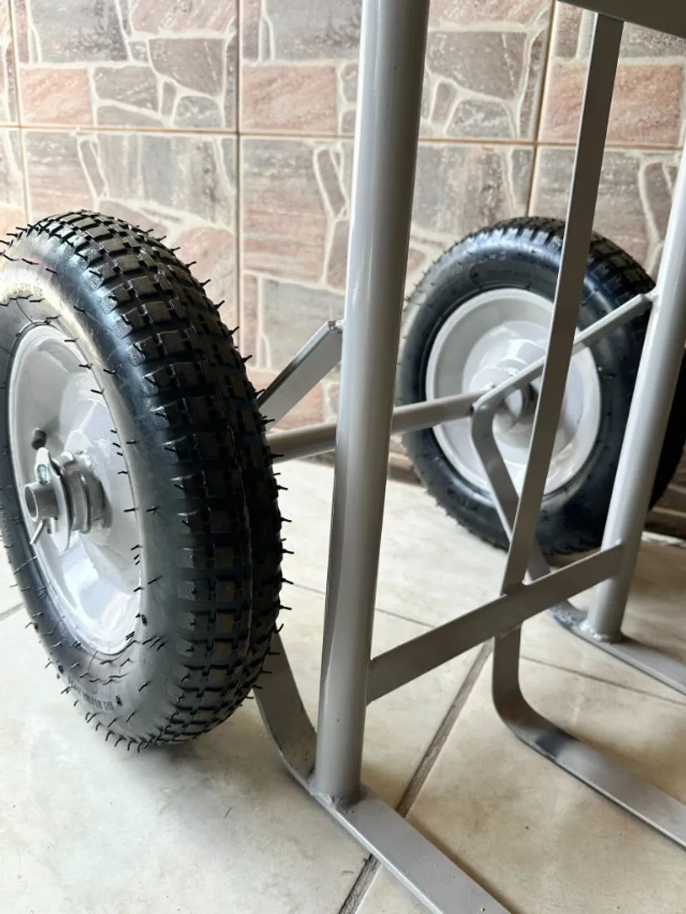 Carrinho de Carga 200kg com Pneu - Foto 2