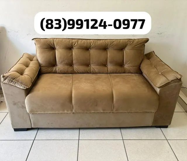 SOFÁ 3 E 2 LUGARES NOVOS COM VALORES PROMOCIONAIS  - Foto 2