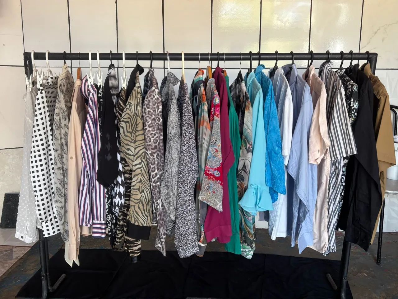 Camisa social bazar 