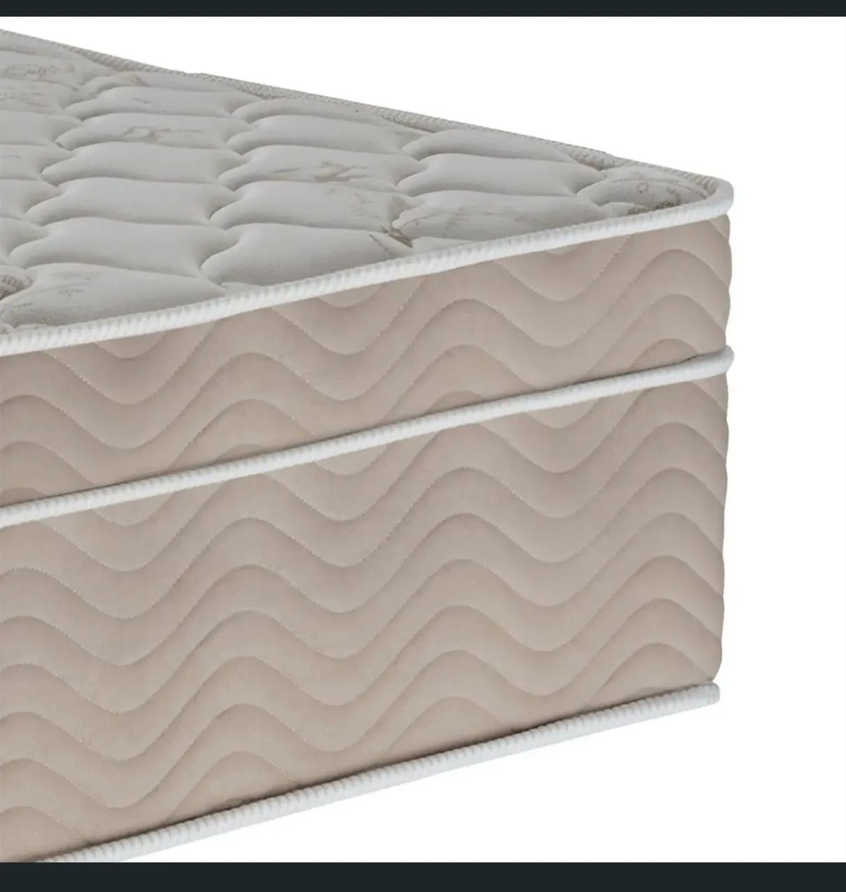 Cama super king sise com cabeceira de madeira - Foto 3