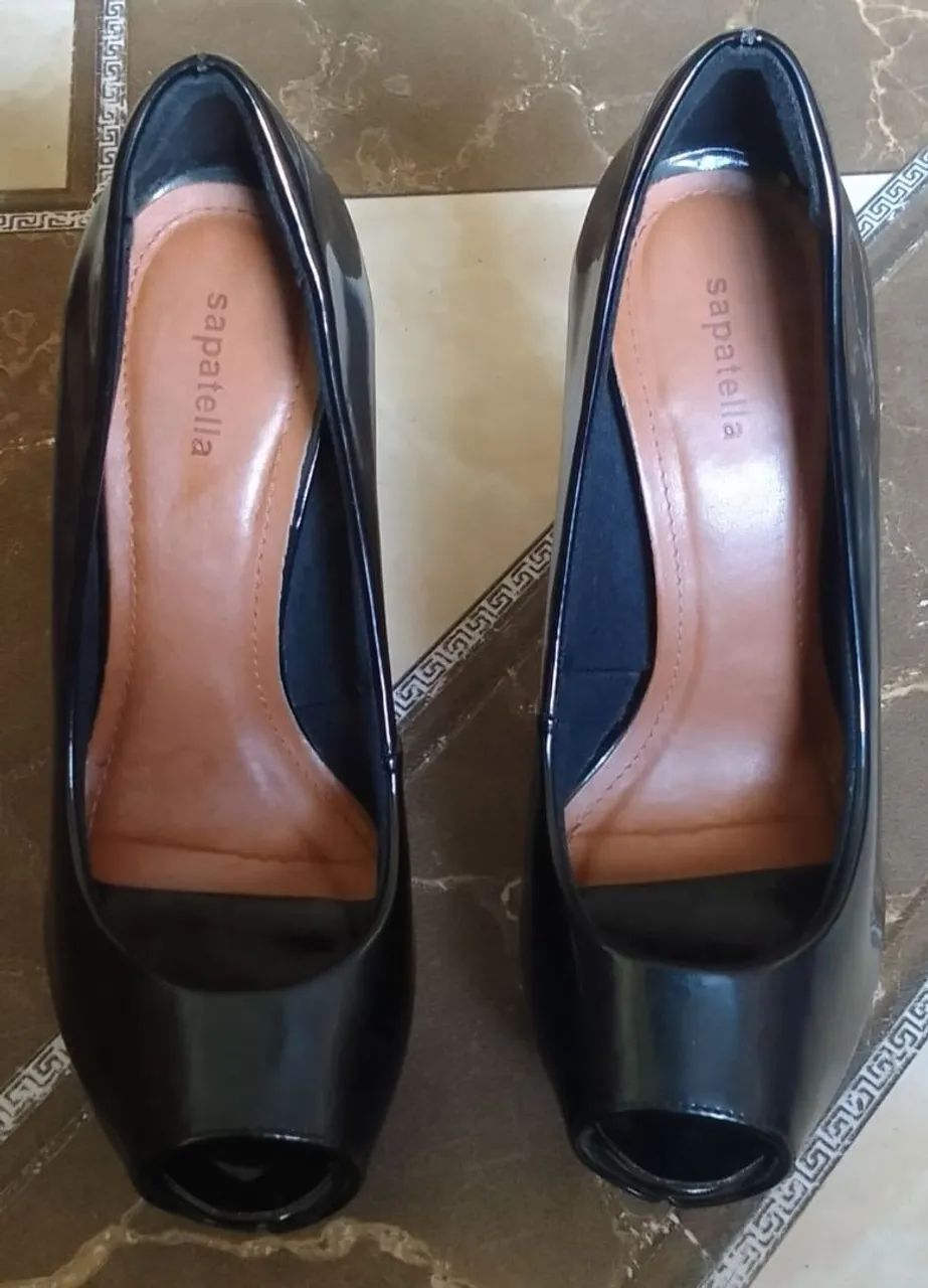 Sapato Peep Toe Sapatella