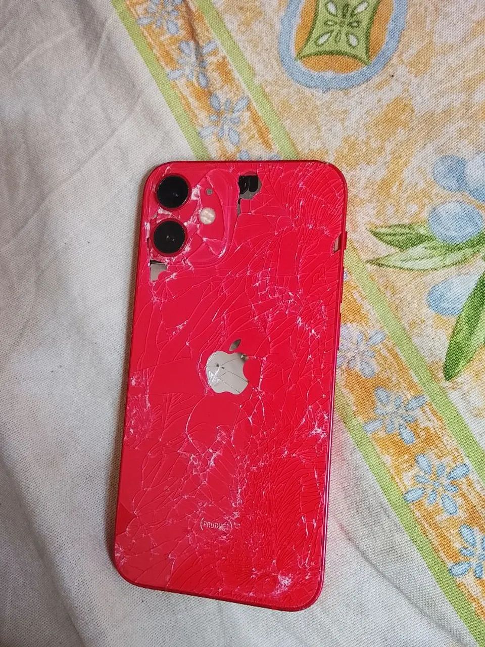 【操作可】【画面破損】iPhone 12mini PRODUCT RED iPhone 12 mini danificado - Celulares e Smartphones - Colorado