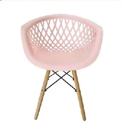 Cadeira Web Woody rosa 