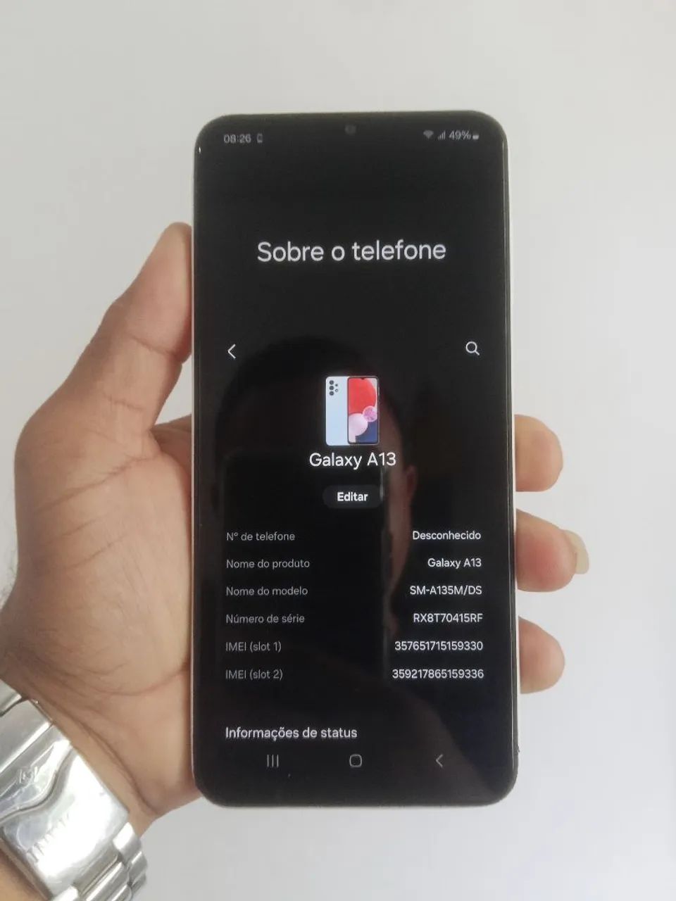 SAMSUNG GALAXY A13. 128GB+6GB.RAM SIMI NOVO PERFEITO  - Foto 3