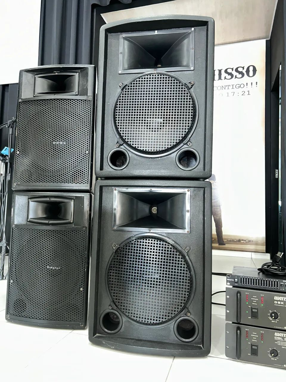 Equipamento de Som Profissional Completo - JBL, Wattsom e DBX - Foto 3