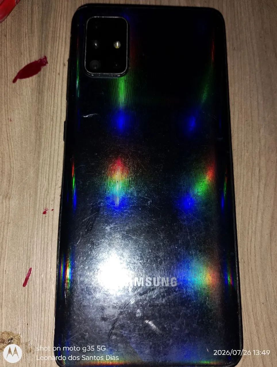Vendo Samsung A71 usado funcionando perfeitamente, preto  - Foto 5