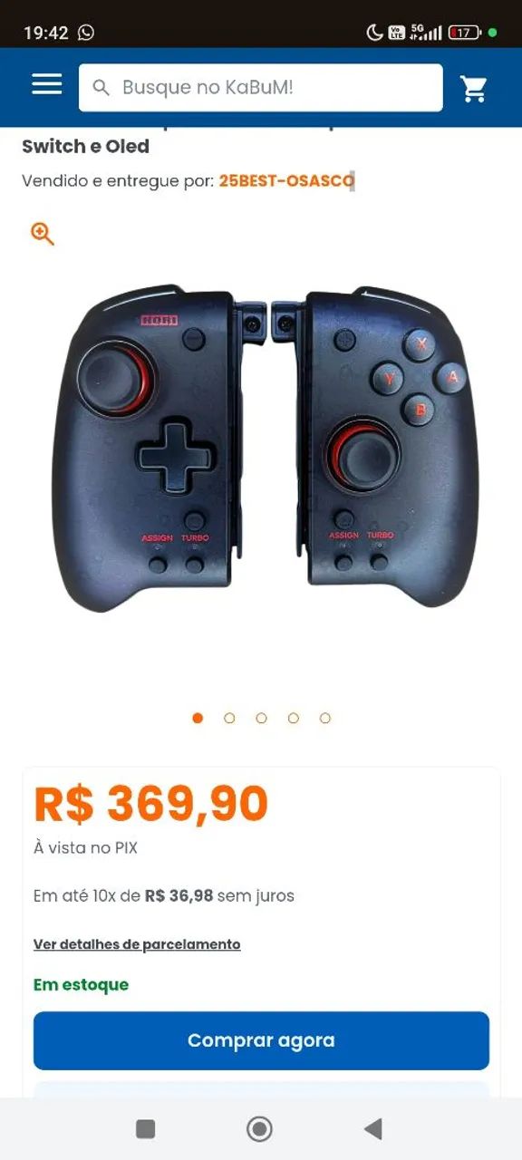 Switch V2 com acessórios  - Foto 2