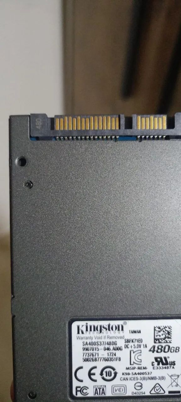 SSD KINGSTON 480gb sata - Foto 3