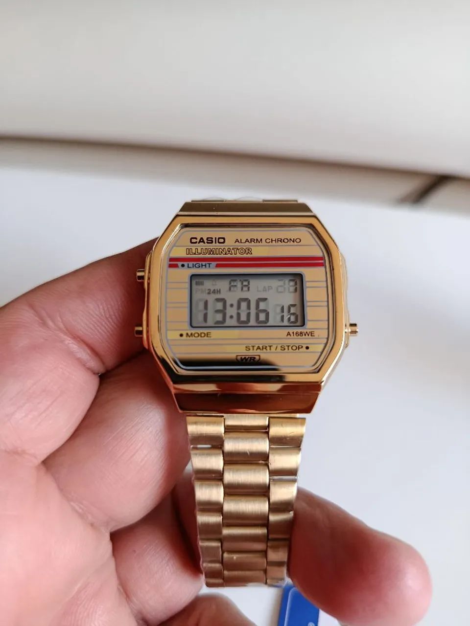 CASIO DIGITAL RETRÔ ANOS 80 ( DOURADO OU PRATA )