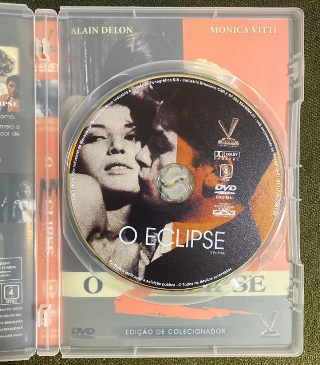DVD Versátil: 'O Eclipse' de Michelangelo Antonioni (Com Alain Delon) Ed. de Colecionador - Foto 3
