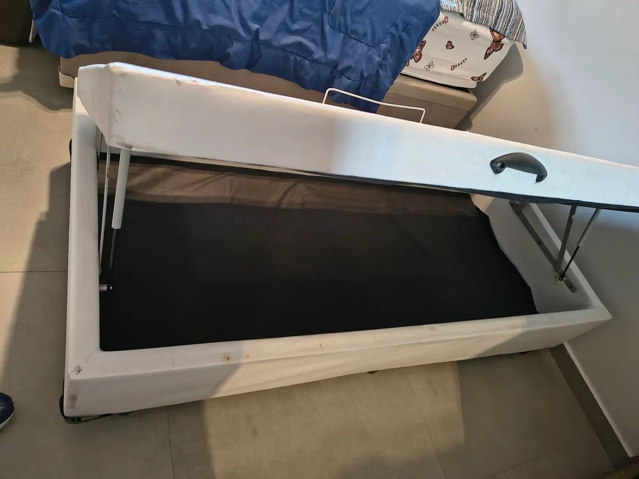 Cama box baú solteiro com colchão  - Foto 2