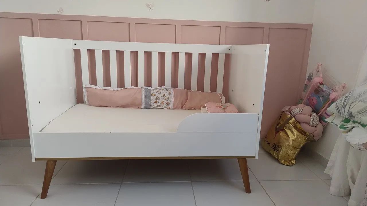 Berço Ludmilla mordeno com colchão  - Foto 3
