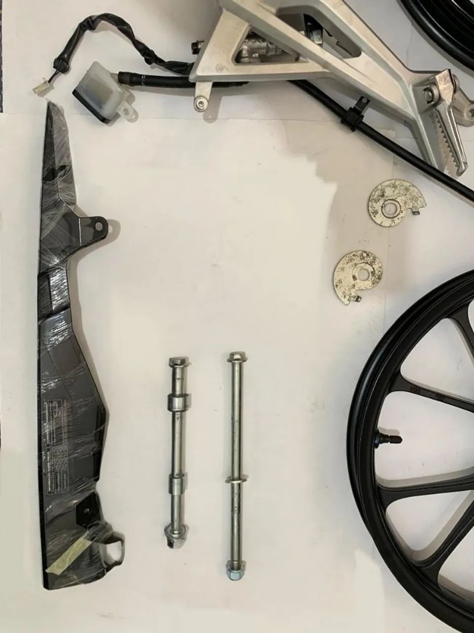 Kit rodas + sistema de freio traseiro Titan 160 (2025-2026) ORIGINAL HONDA  - Foto 6