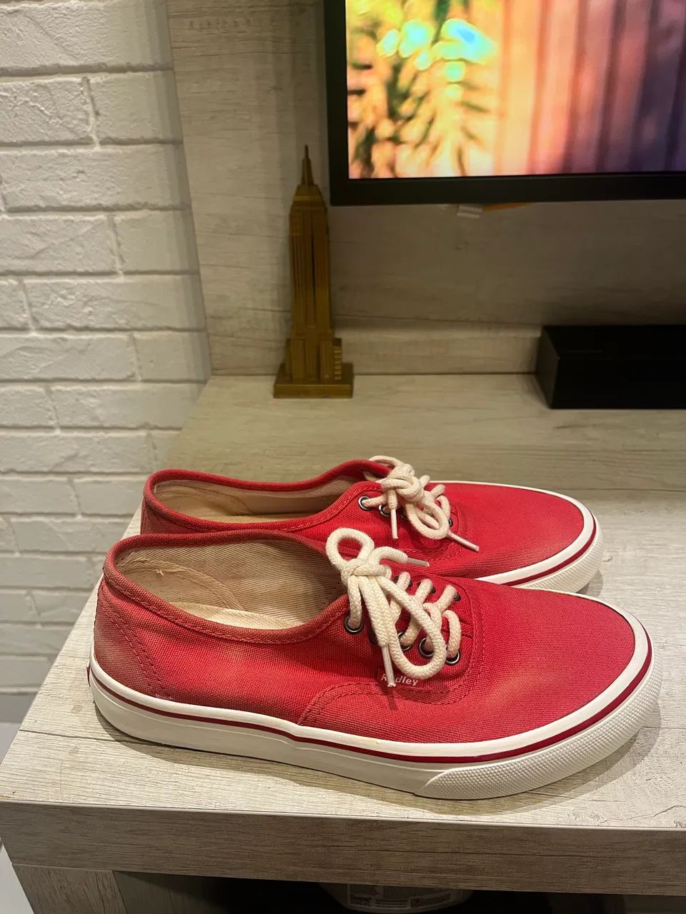 Tênis Redley Vermelho 41 - Foto 3
