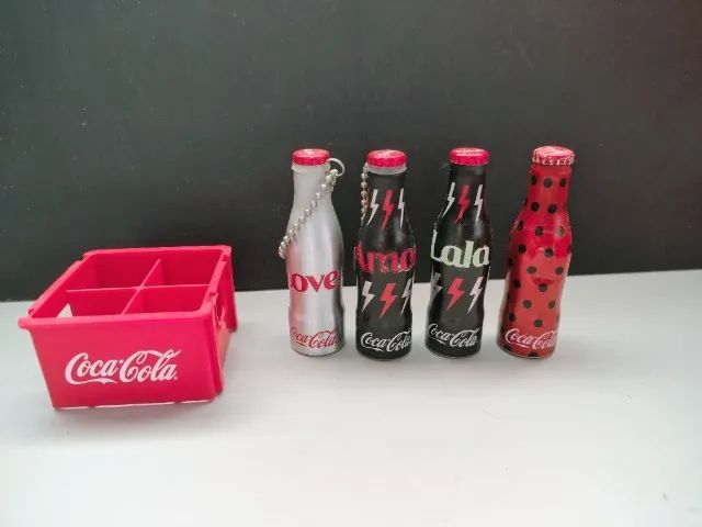 Coleção itens Coca Cola Garrafas vidro e alumínio - Foto 4