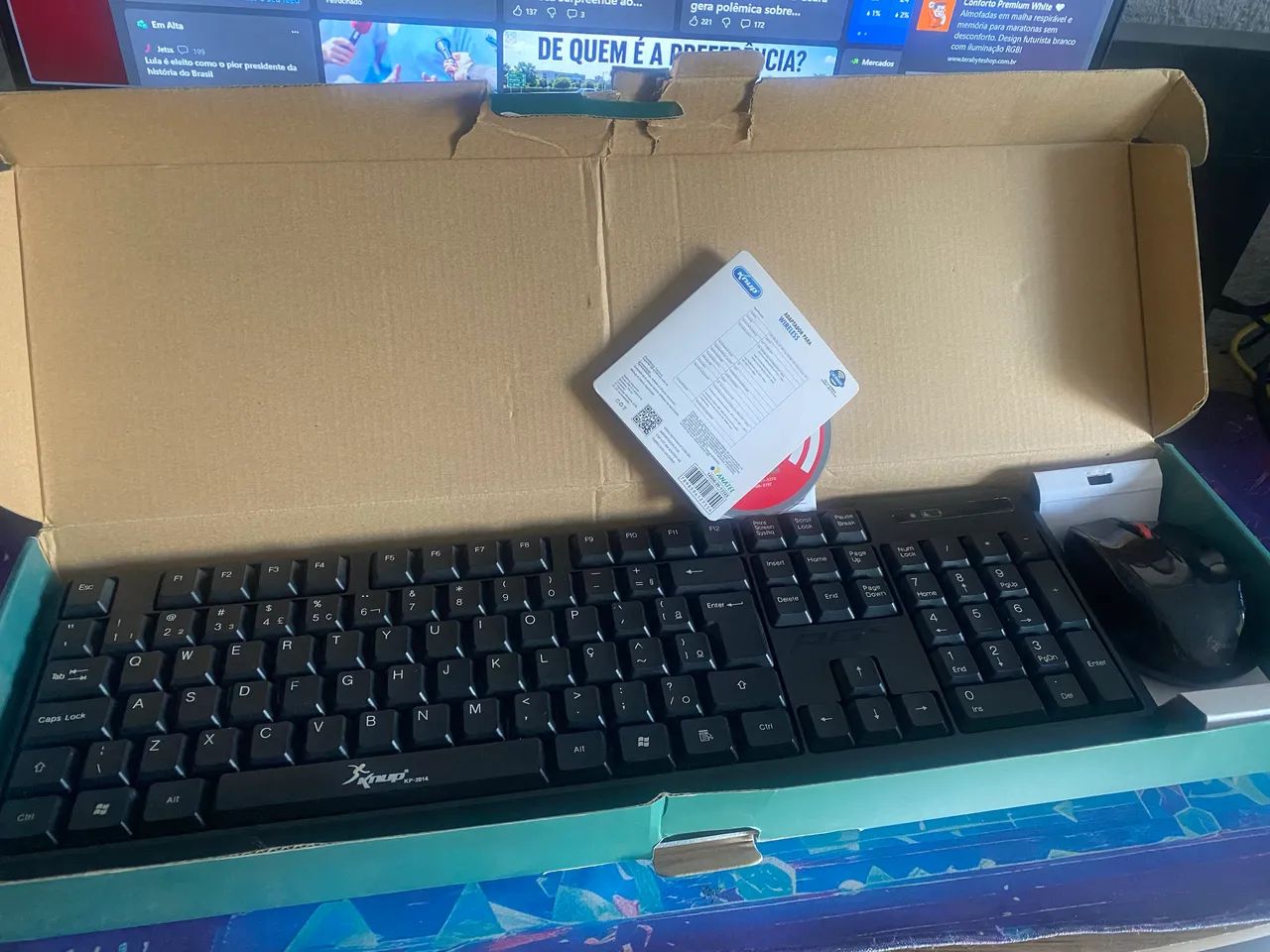 Teclado e mouse. Sem fio - Foto 5