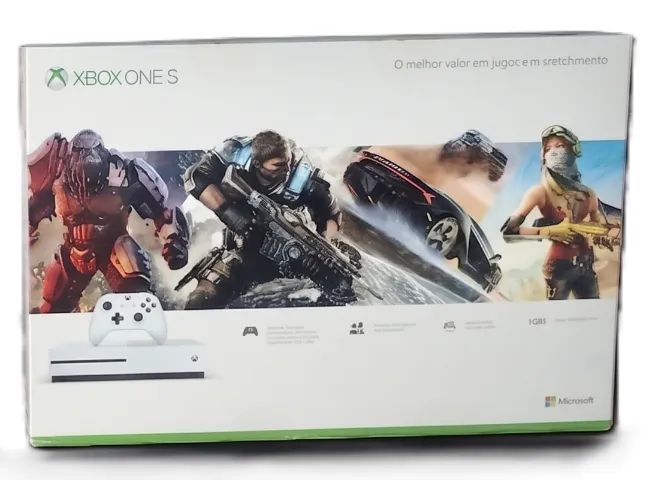 Xbox One S 1TB com Controle e Caixa Original