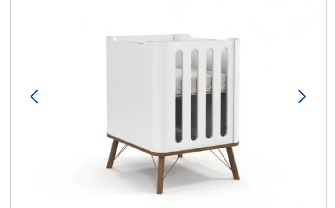 Berço 3 em 1 com colchão + dossel e mosquiteiro (QUARTO COMPLETO) - Foto 5