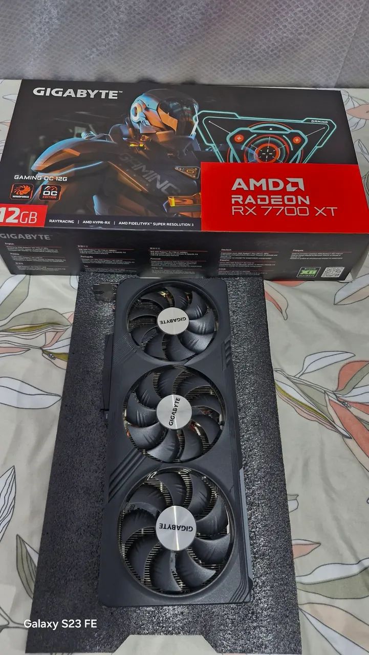 gigabyte 7700xt 12 gigas - Foto 2