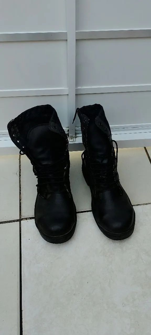 Coturno militar usado!