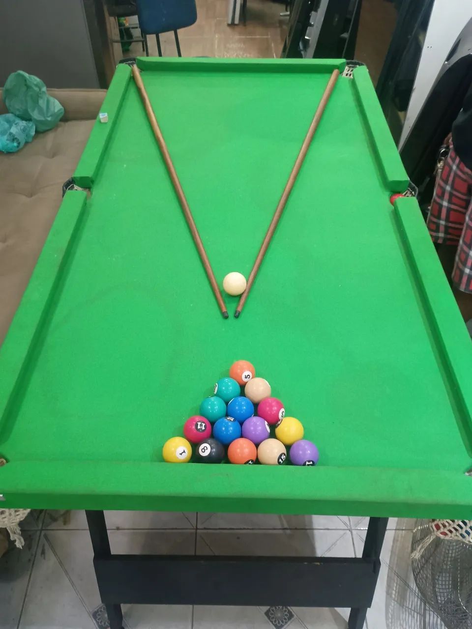 Mesa de sinuca em ótimo estado 