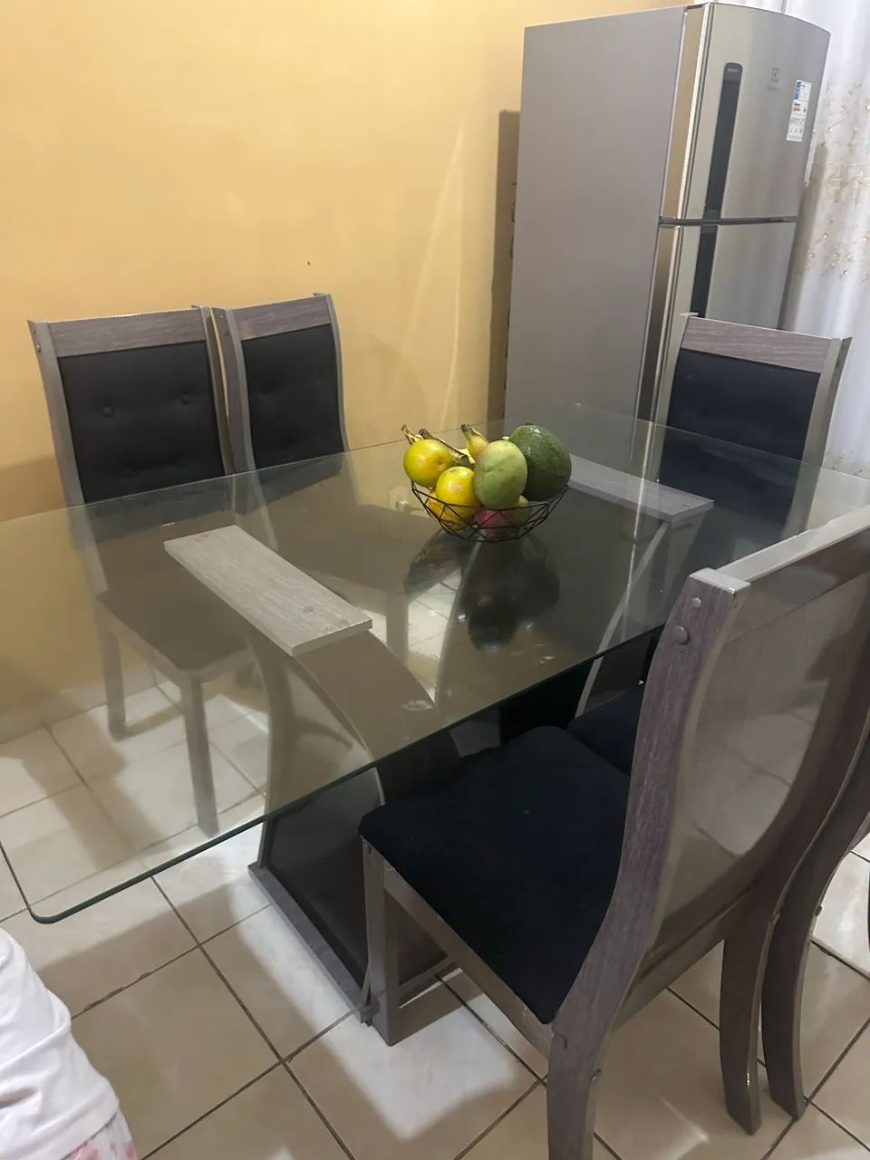 Mesa 5 lugares de vidro  - Foto 2