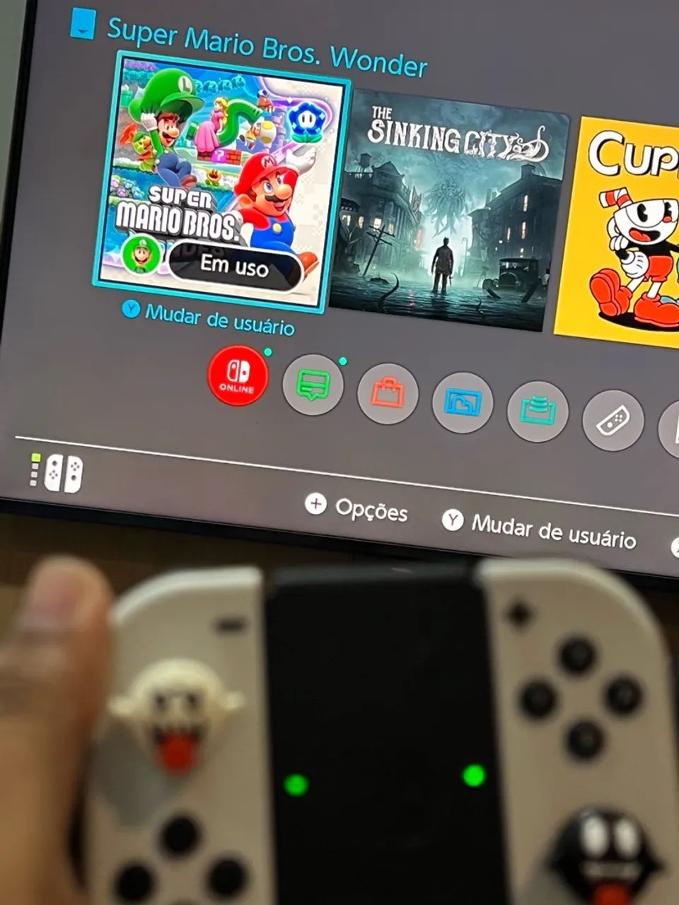 NINTENDO SWITCH OLED + ACESSÓRIOS  - Foto 4