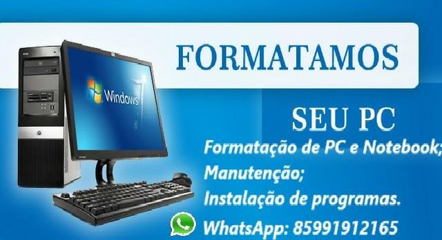 Formatação de PC e Notebook