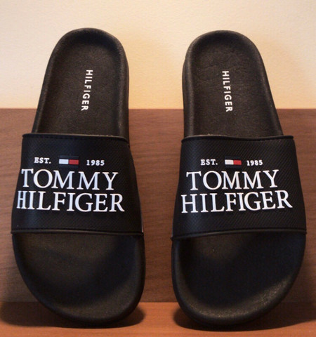 chinelo slide tommy hilfiger