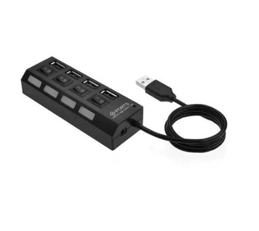 Hub Usb Extensão 4 Portas 2.0 Para Pendrive, Mouse, Celular - Foto 2