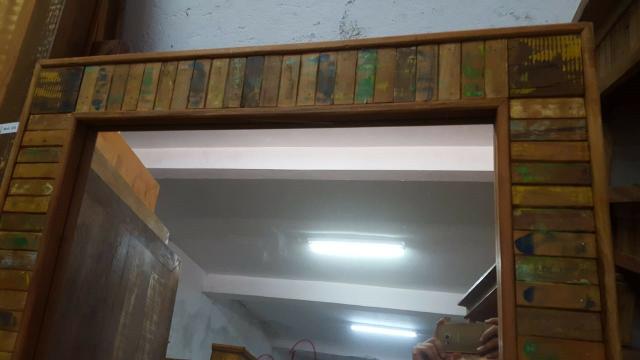 Moldura Ripada Com Espelho 1,80x0,90 - Foto 2