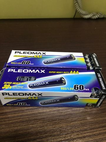 Pilhas cx com 60 UN