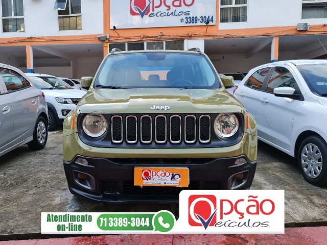 RENEGADE LONGITUDE 1.8, AUTOMÁTICO, VOLANTE MULTIFUNCIONAL,COMPLETO 2015/2016.