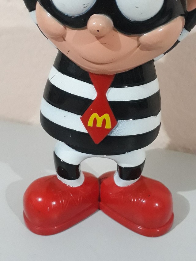 Boneco Papa Burguer articulado antigo de 2006 coleção Mac Lanche feliz,  tenho todos desta coleção